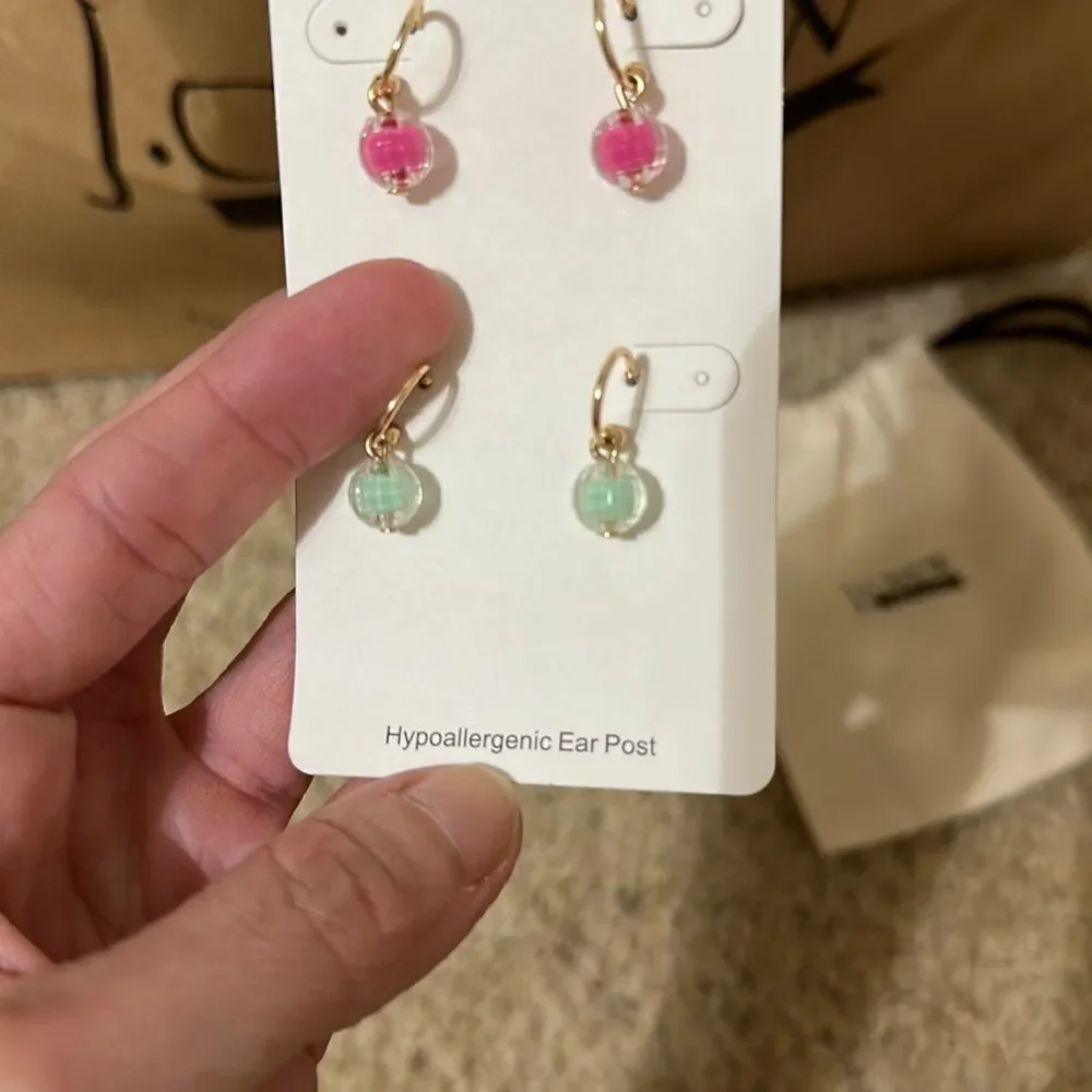 NWT Crewcuts Hypoallergenic Earrings Set